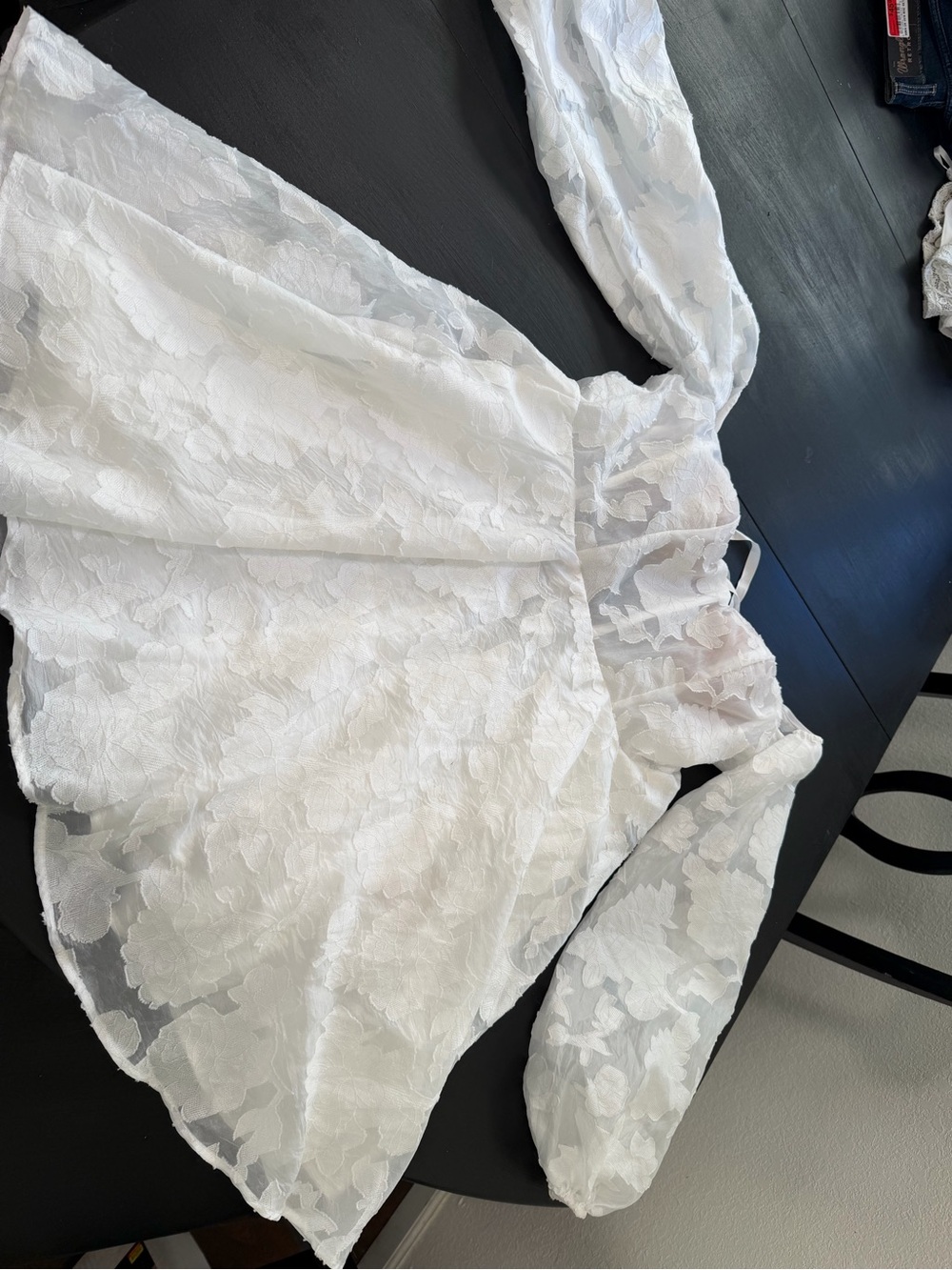 Stunning White Floral Lace Dress